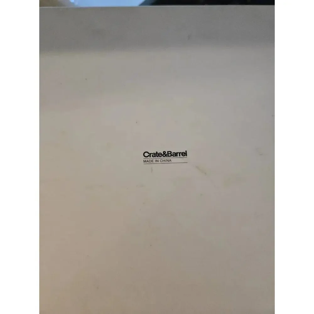 Crate & Barrel Festive Reindeer Square Serving Tray